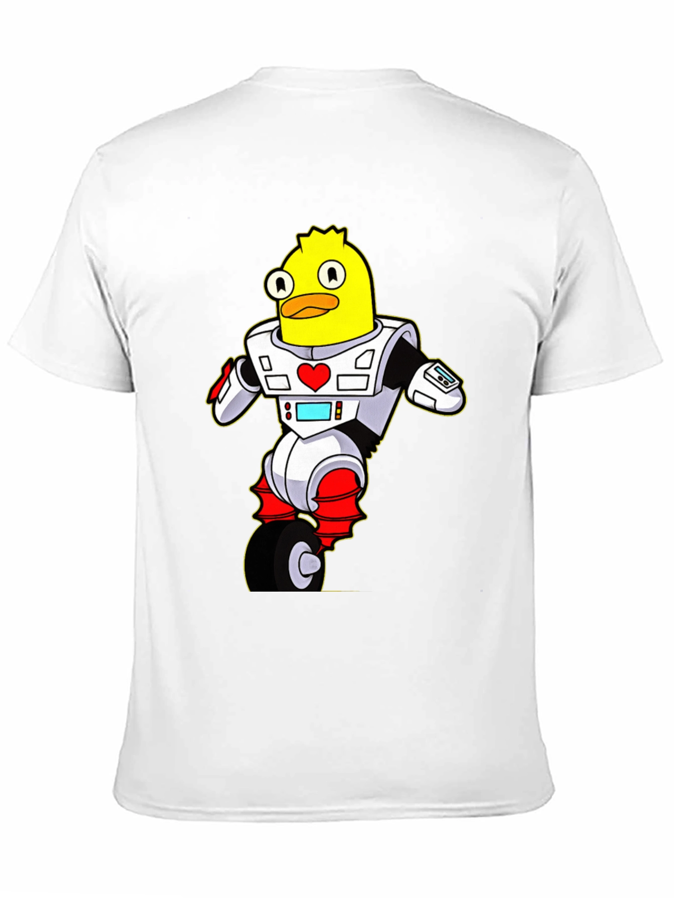 Robot Duck T-Shirt - Sci-Fi Cartoon Tee