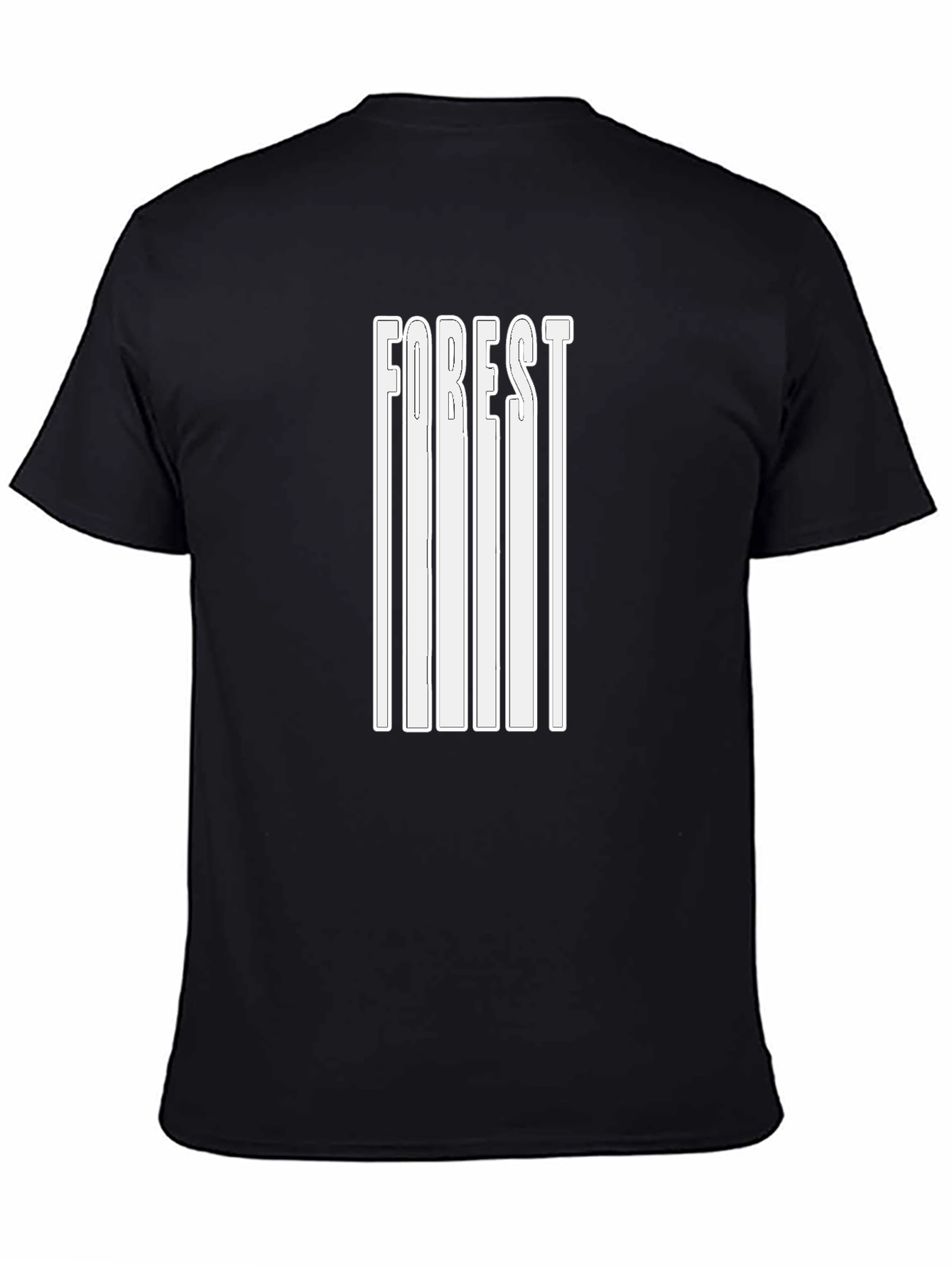 Mens Black Forest Graphic T-Shirt