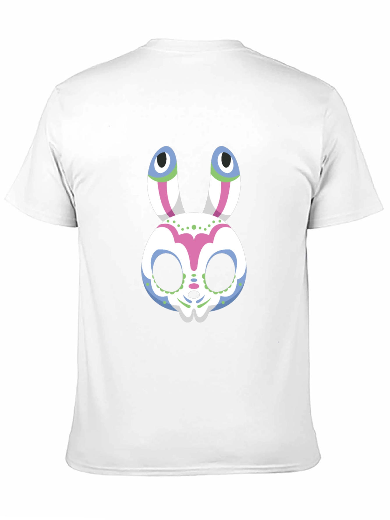 Sugar Skull Bunny Graphic Tee - Halloween