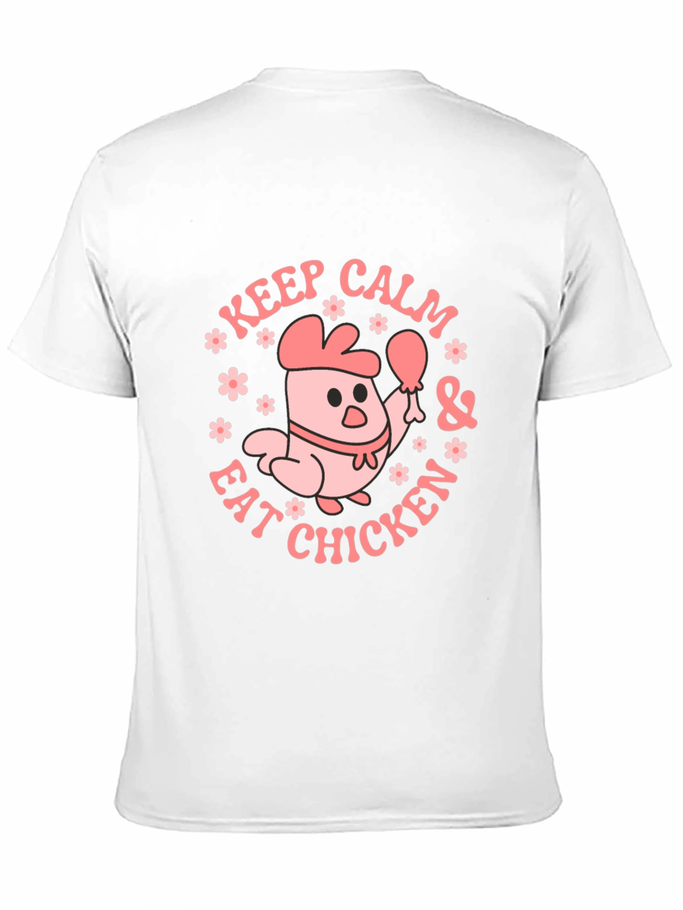 Keep Calm & Eat Chicken Graphic Tee