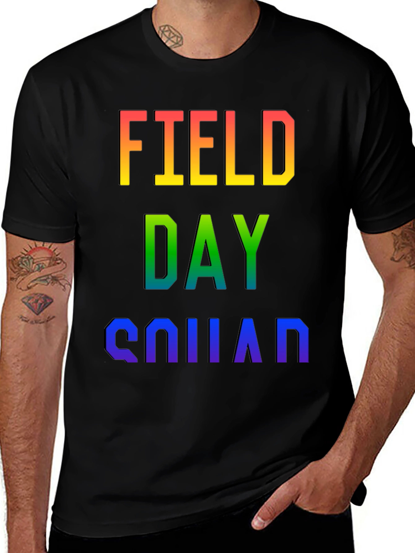 Field Day Squad T-Shirt - Rainbow Pride
