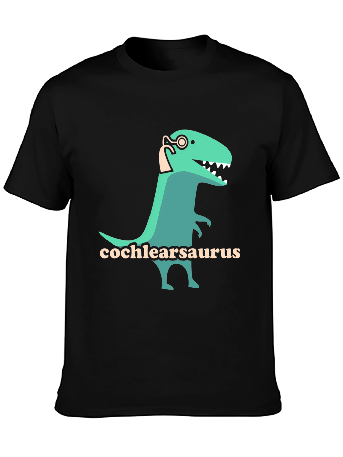Cochlearsaurus T-Shirt - Dinosaur Hearing Aid Tee