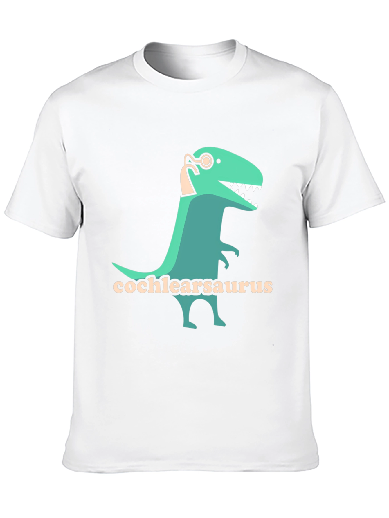 Cochlearsaurus T-Shirt - Dinosaur Hearing Aid Tee
