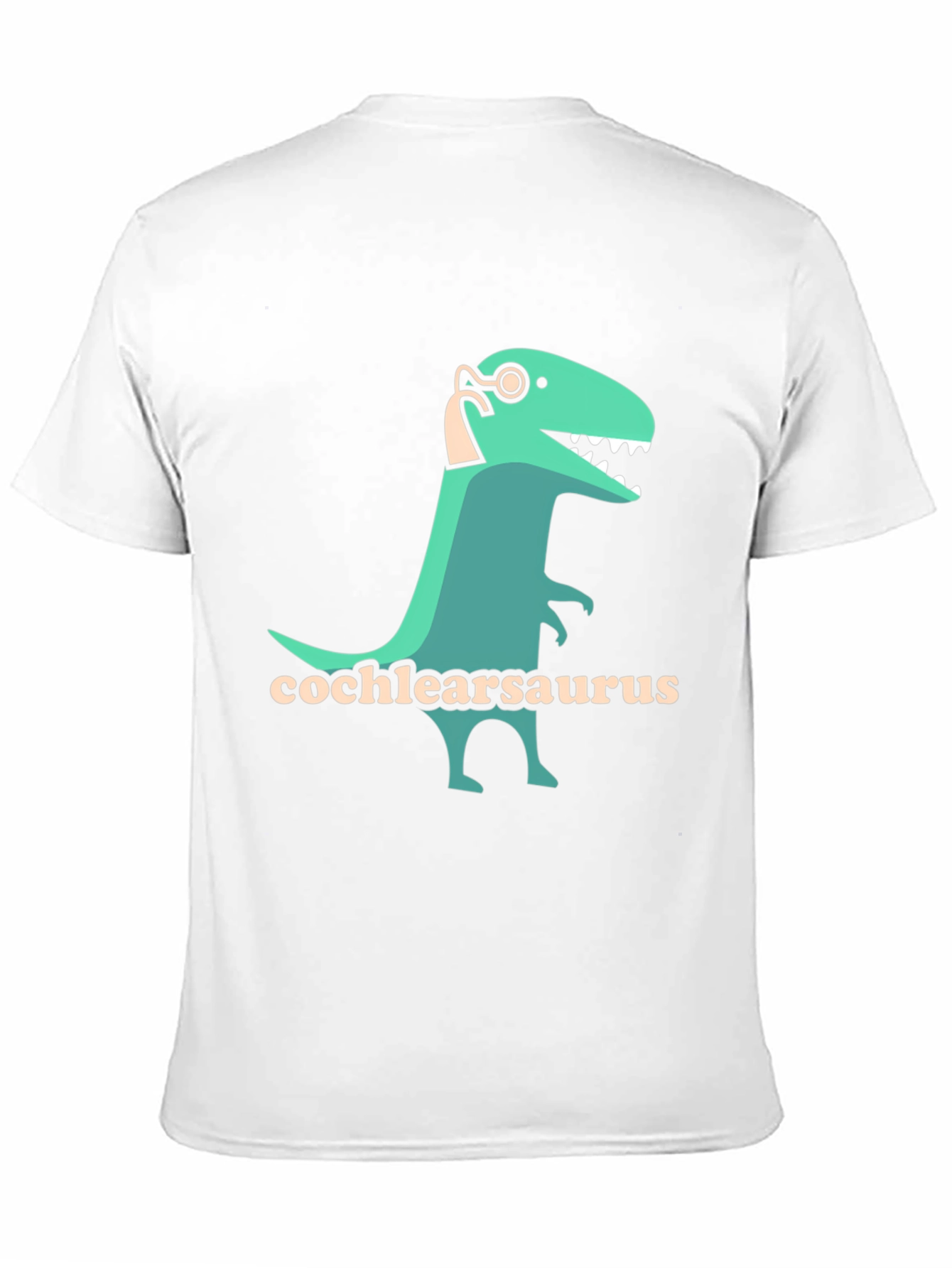 Cochlearsaurus T-Shirt - Dinosaur Hearing Aid Tee