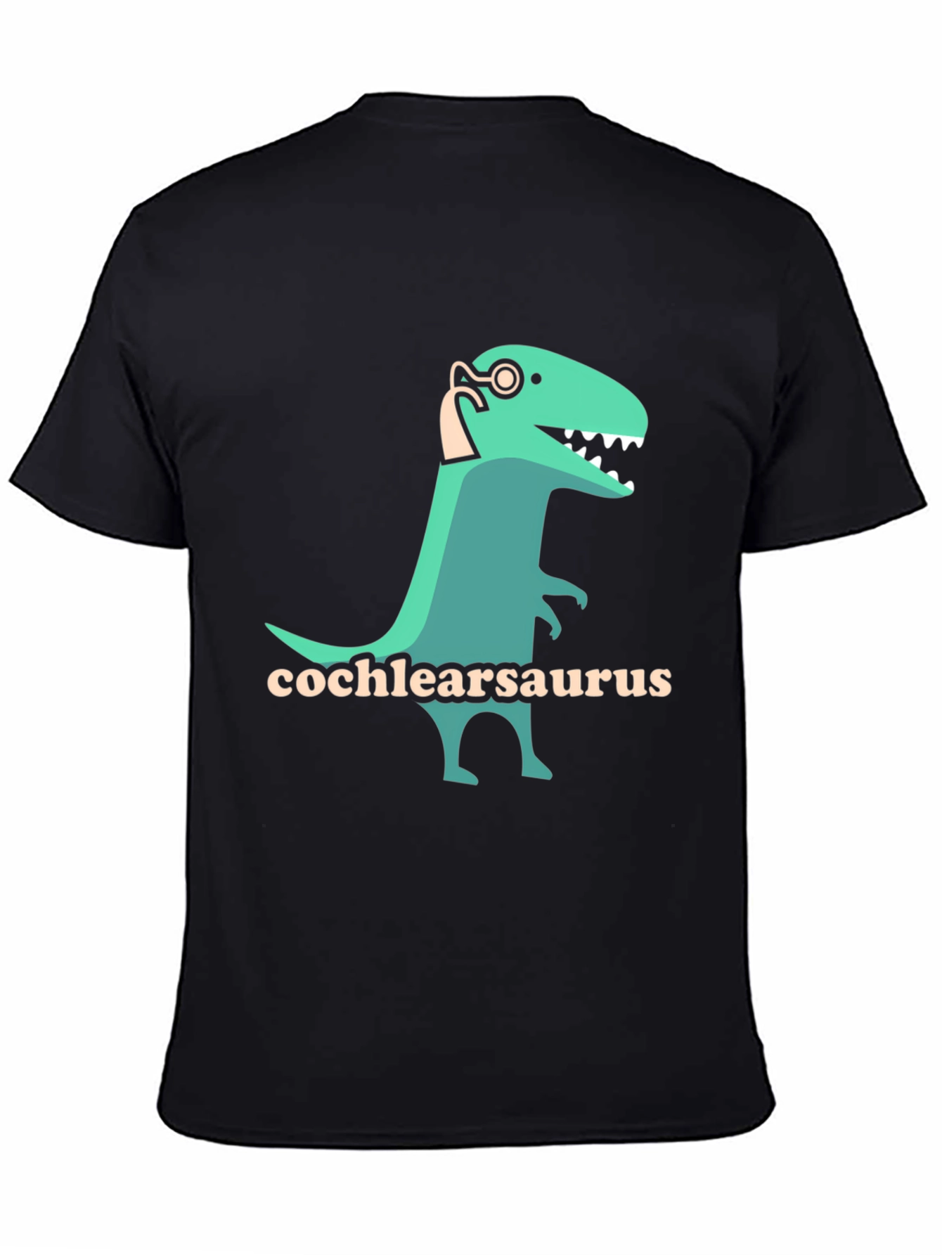 Cochlearsaurus T-Shirt - Dinosaur Hearing Aid Tee