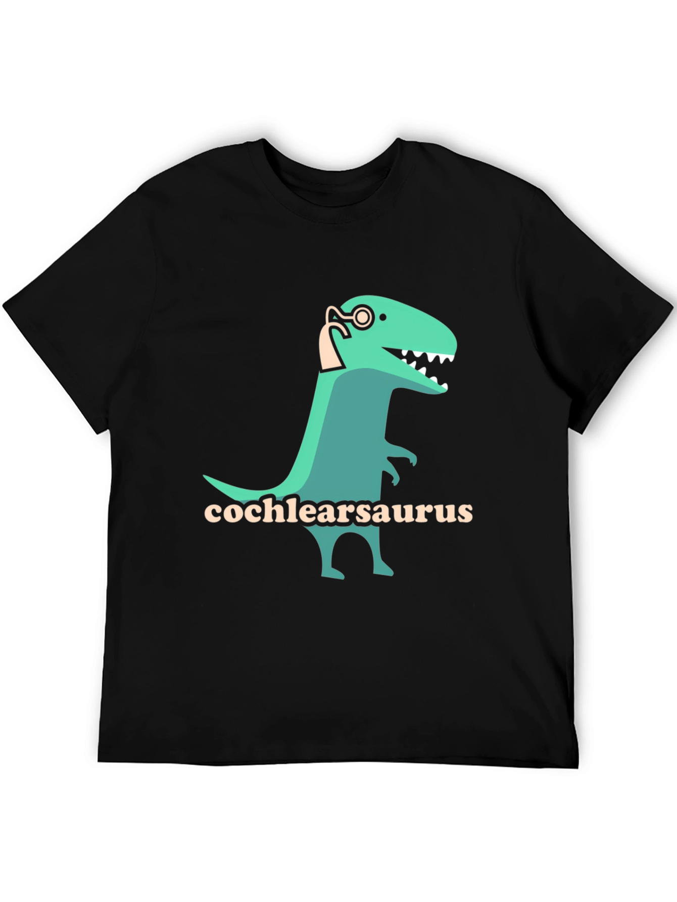 Cochlearsaurus T-Shirt - Dinosaur Hearing Aid Tee