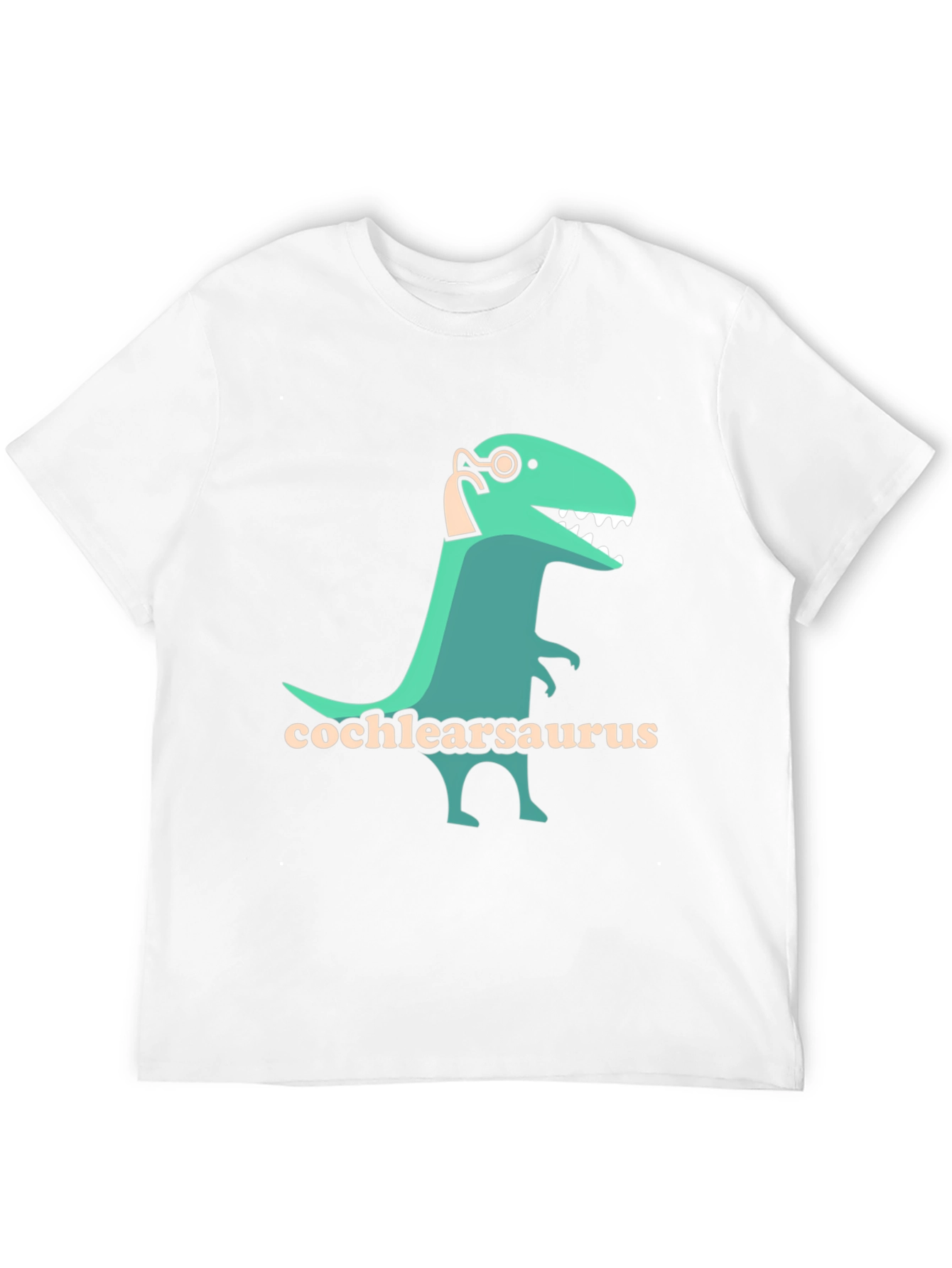 Cochlearsaurus T-Shirt - Dinosaur Hearing Aid Tee