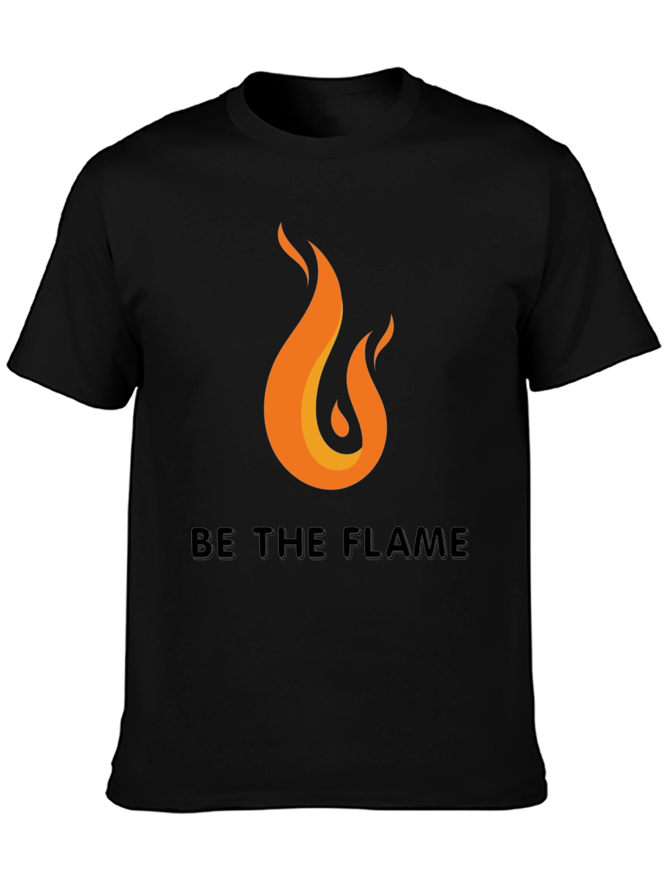Be the Flame Graphic Tee - Black