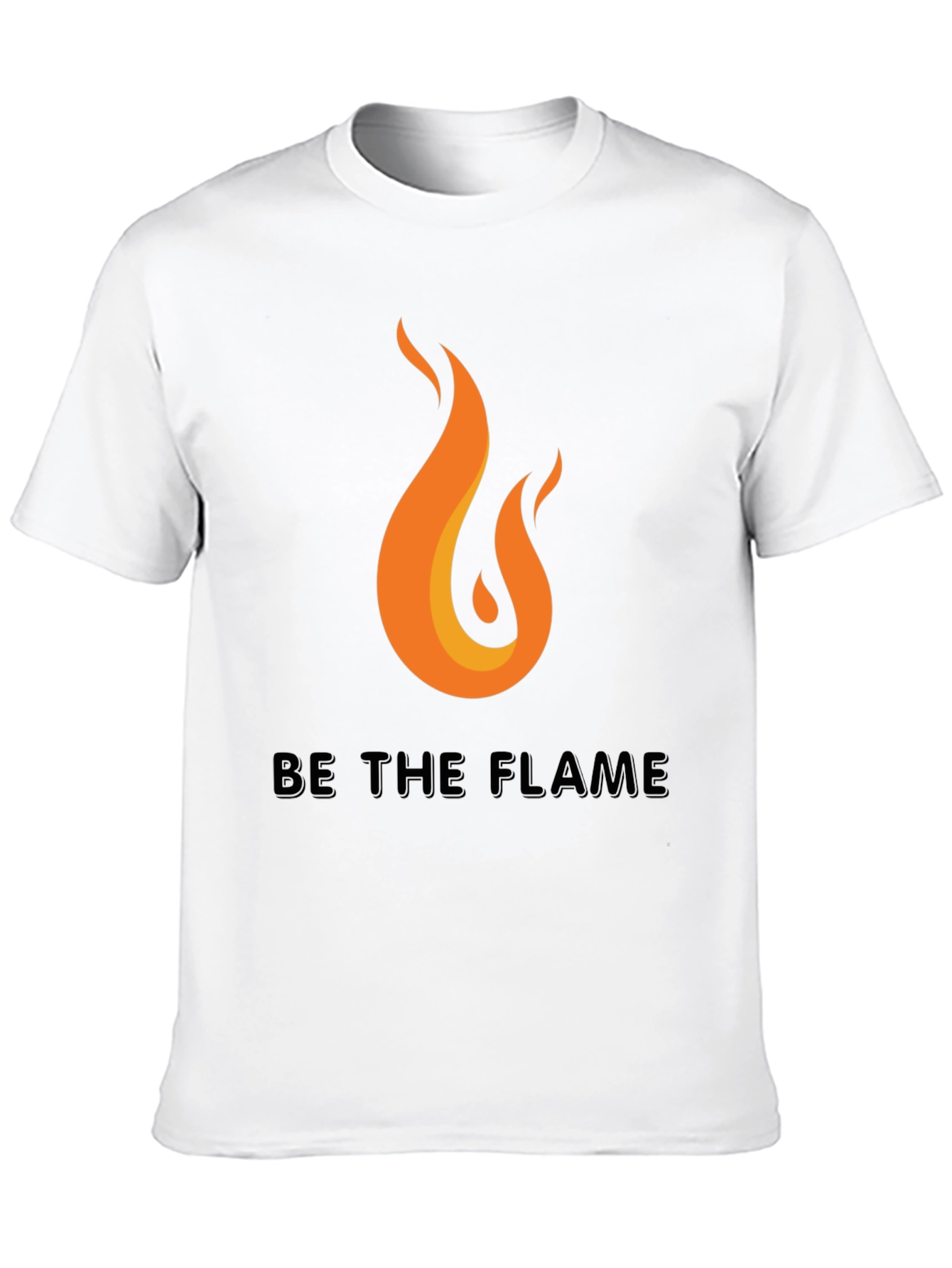 Be the Flame Graphic Tee - Black