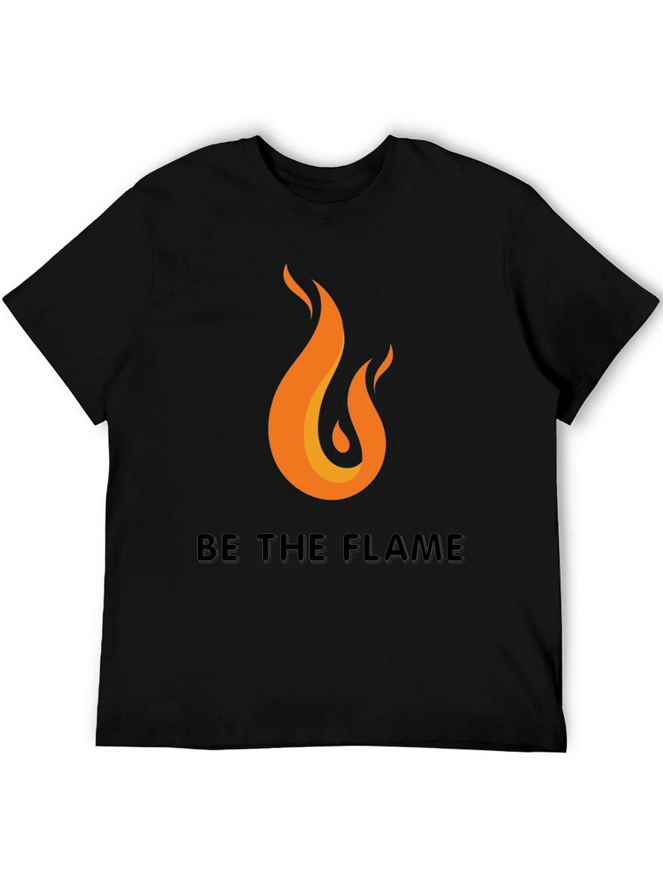 Be the Flame Graphic Tee - Black