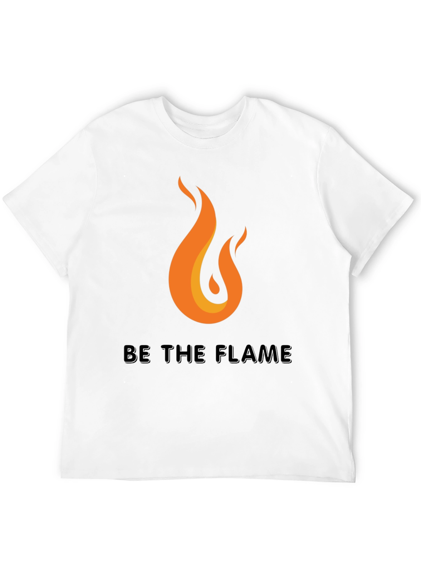 Be the Flame Graphic Tee - Black