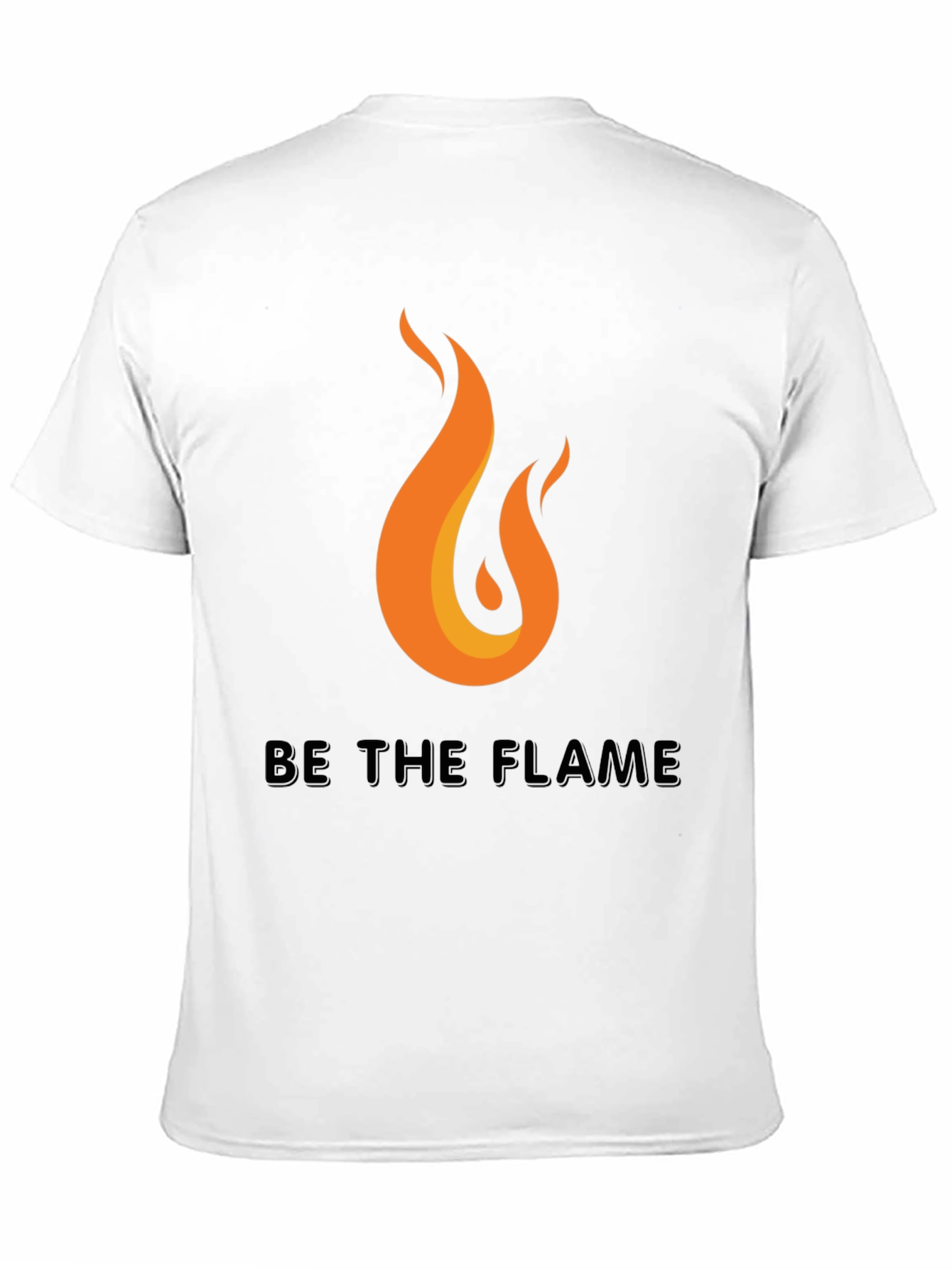 Be the Flame Graphic Tee - Black