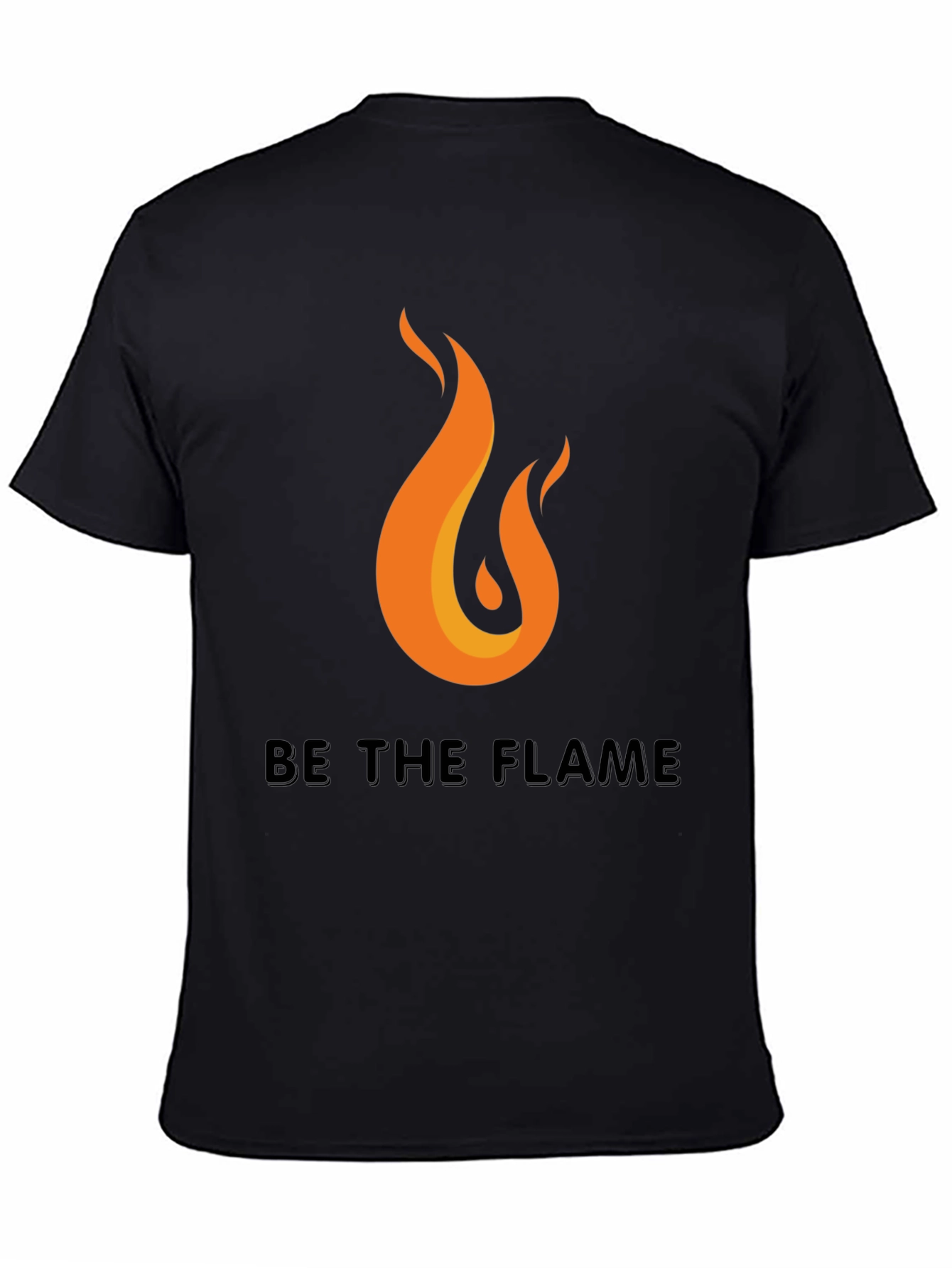 Be the Flame Graphic Tee - Black