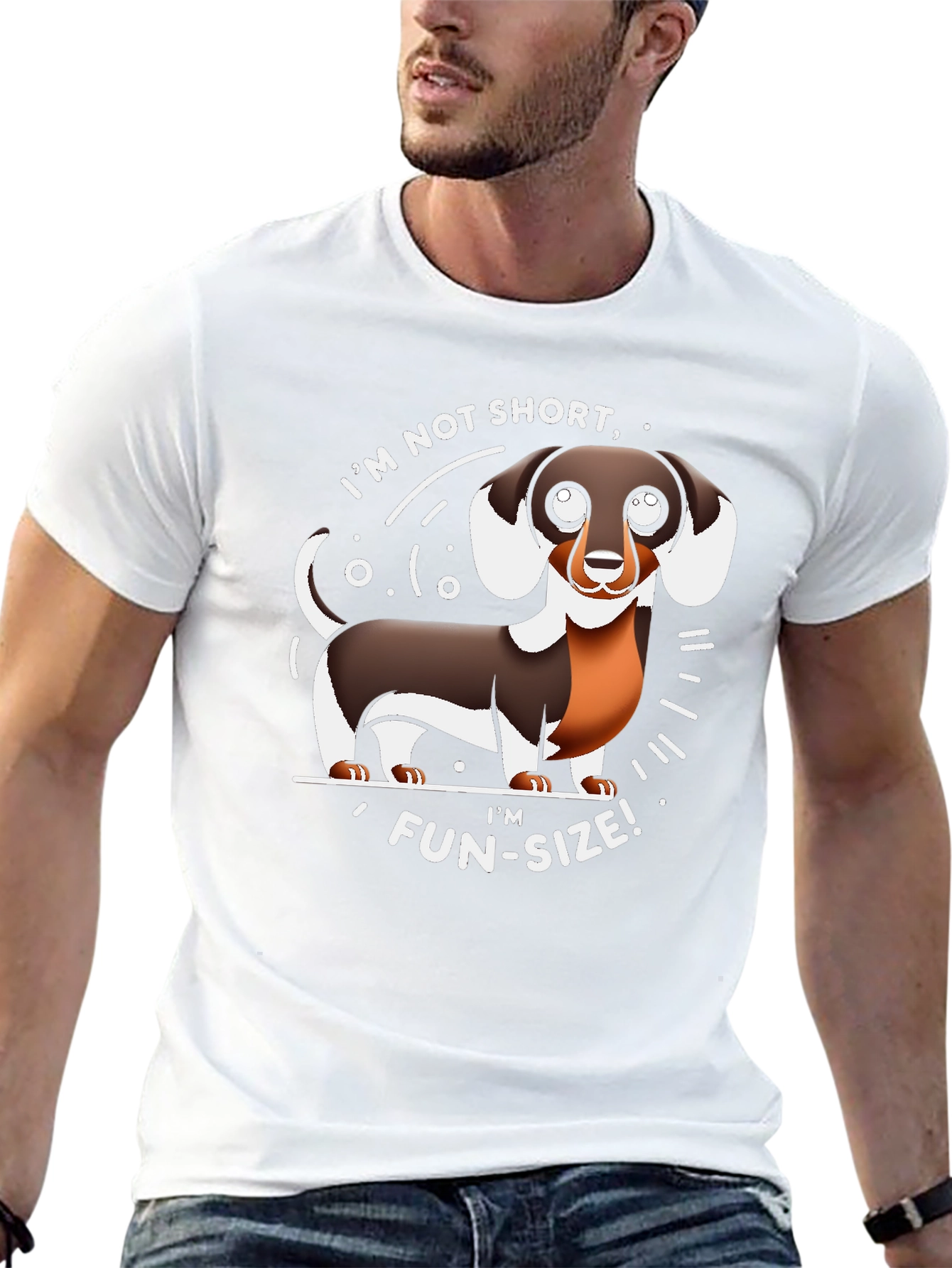 Fun-Size Dachshund Graphic Tee