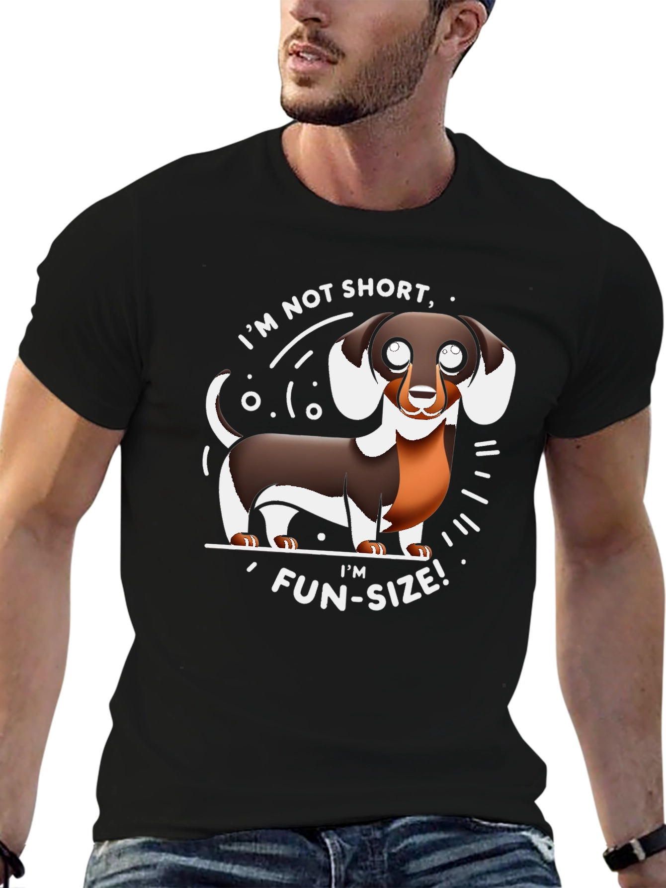 Fun-Size Dachshund Graphic Tee