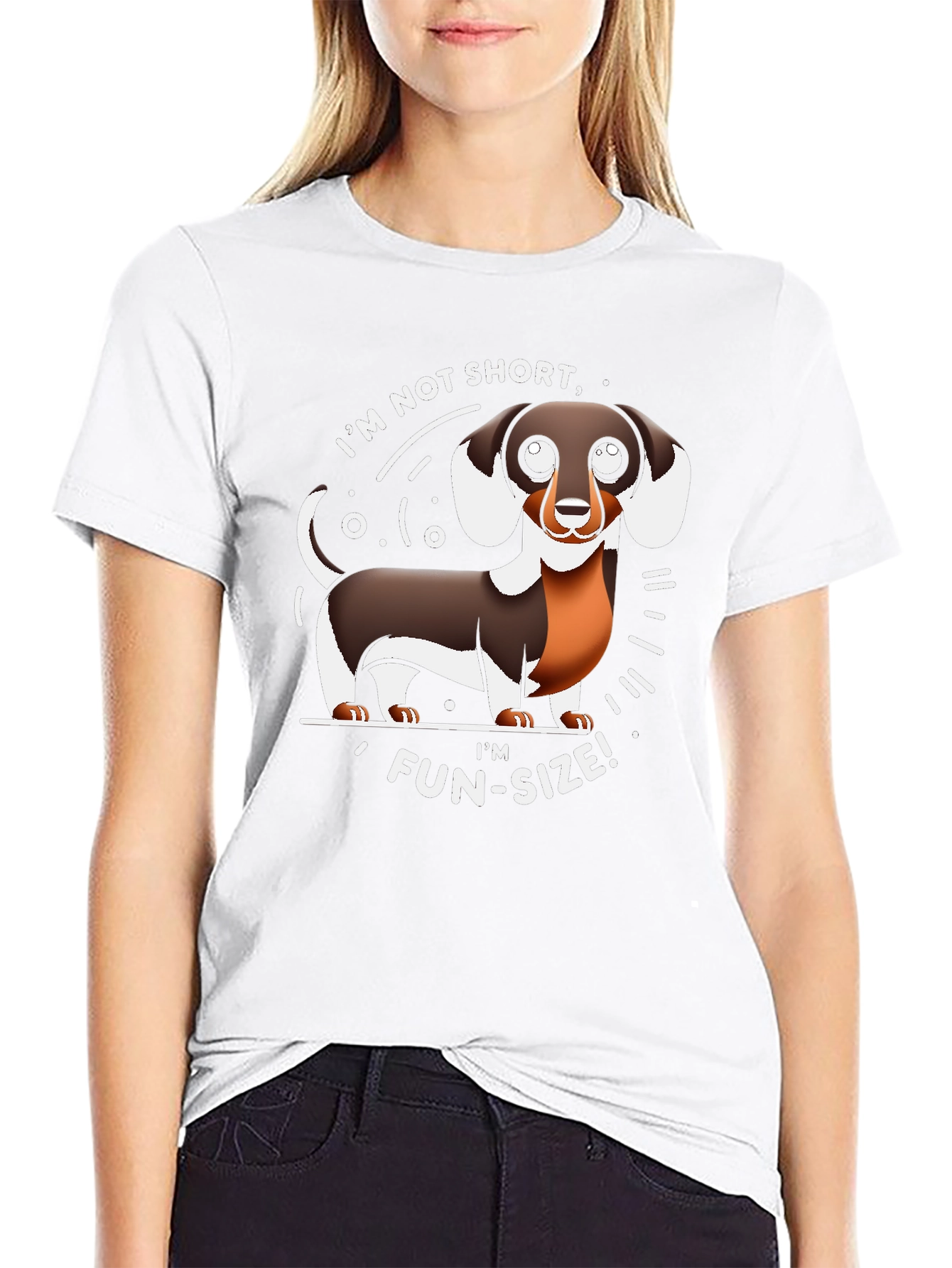 Fun-Size Dachshund Graphic Tee