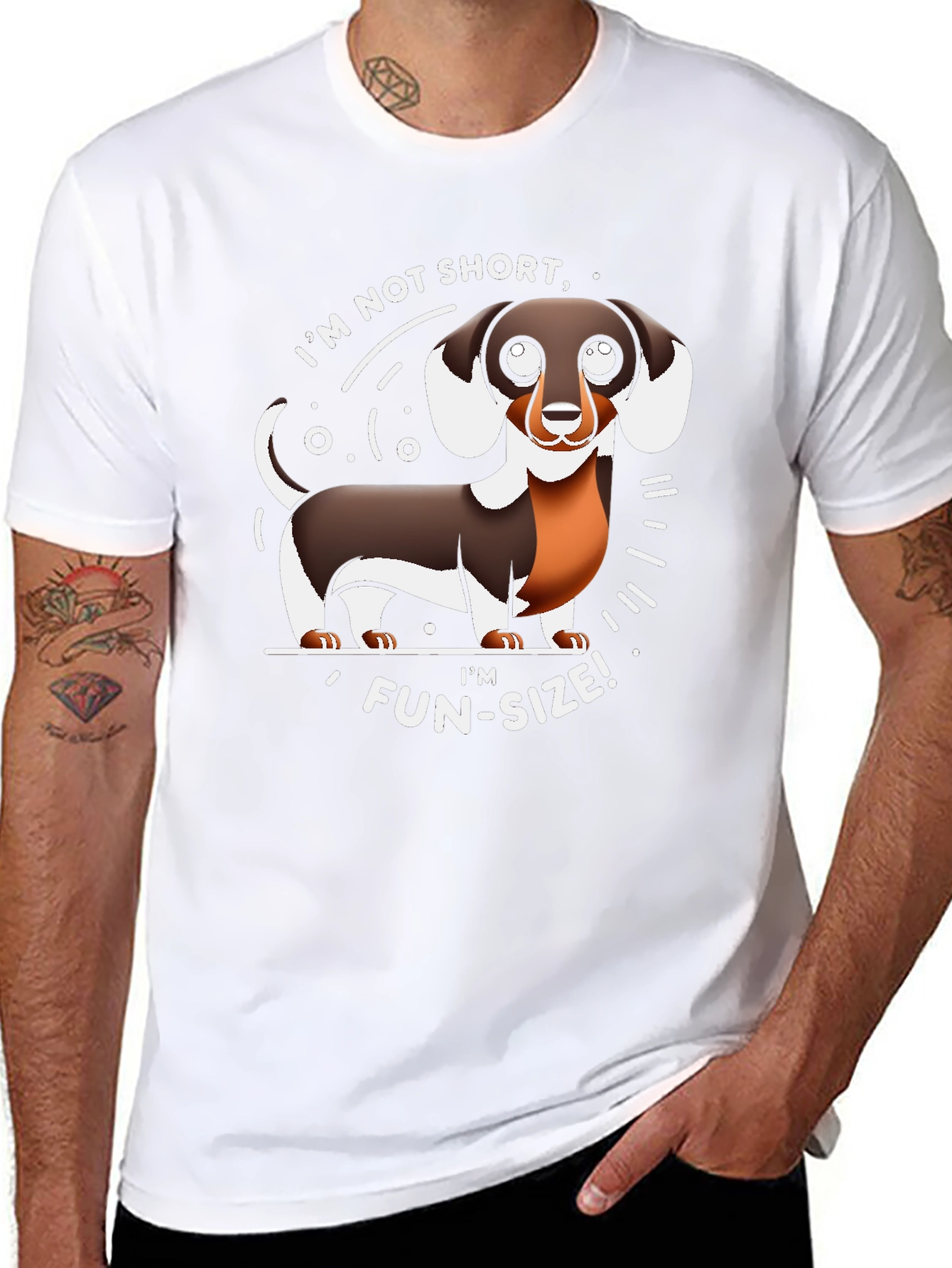 Fun-Size Dachshund Graphic Tee