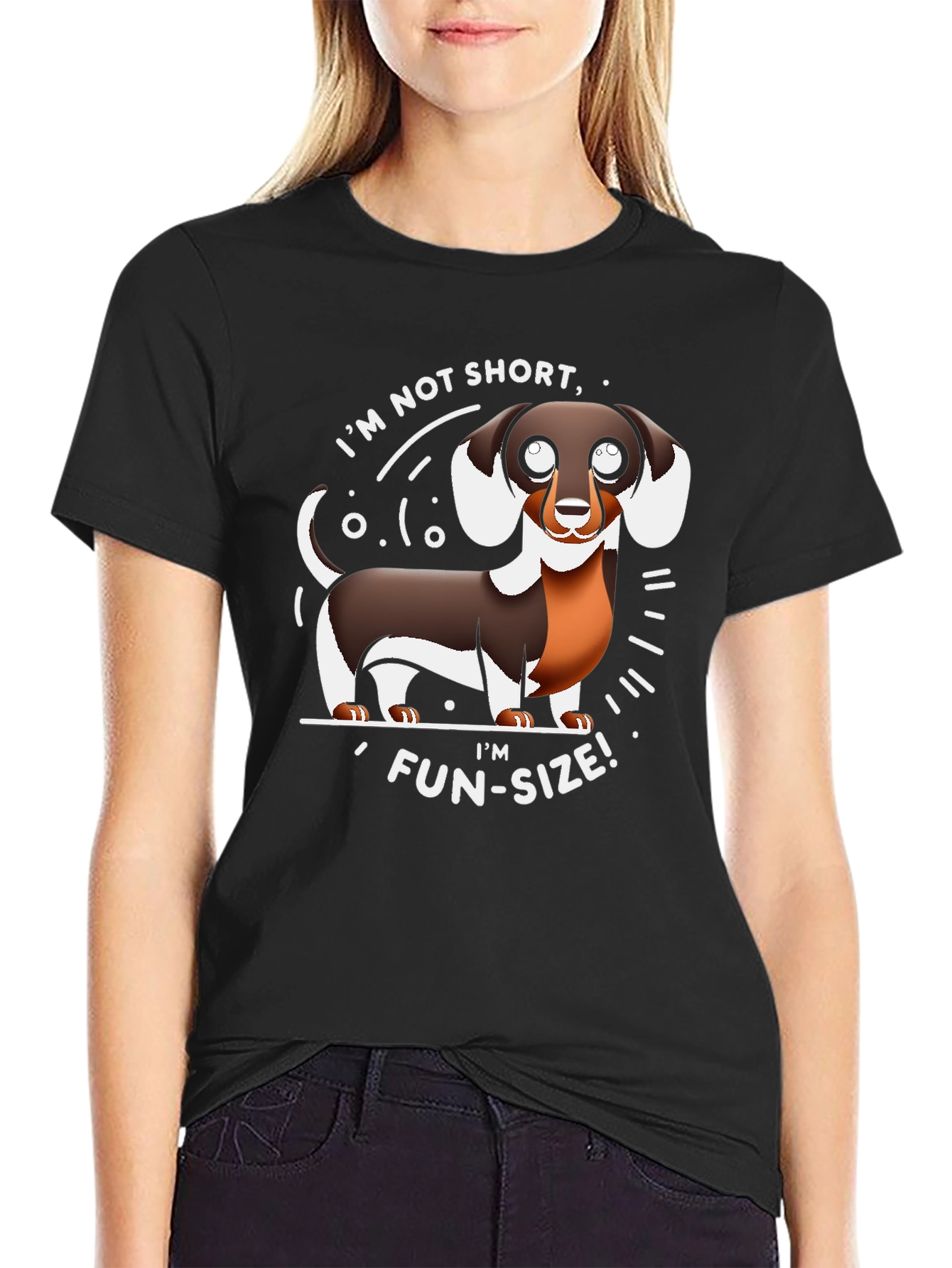Fun-Size Dachshund Graphic Tee