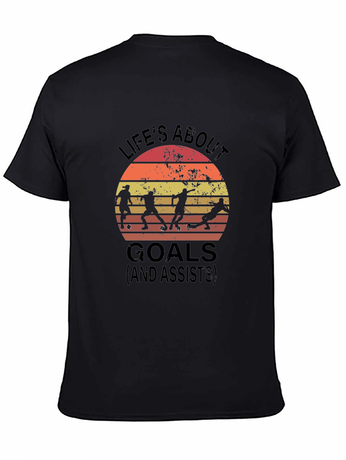 Lifes About Goals Soccer Tee