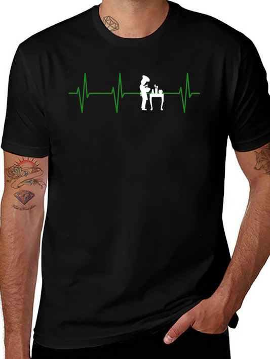 Chef Heartbeat T-Shirt - Culinary Passion