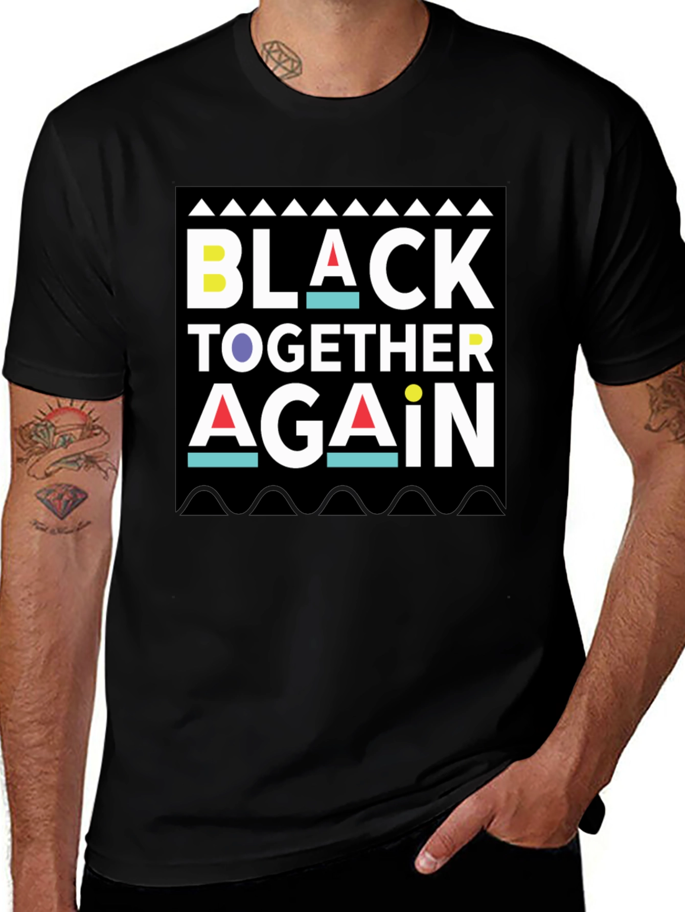 Black Together Again Graphic Tee