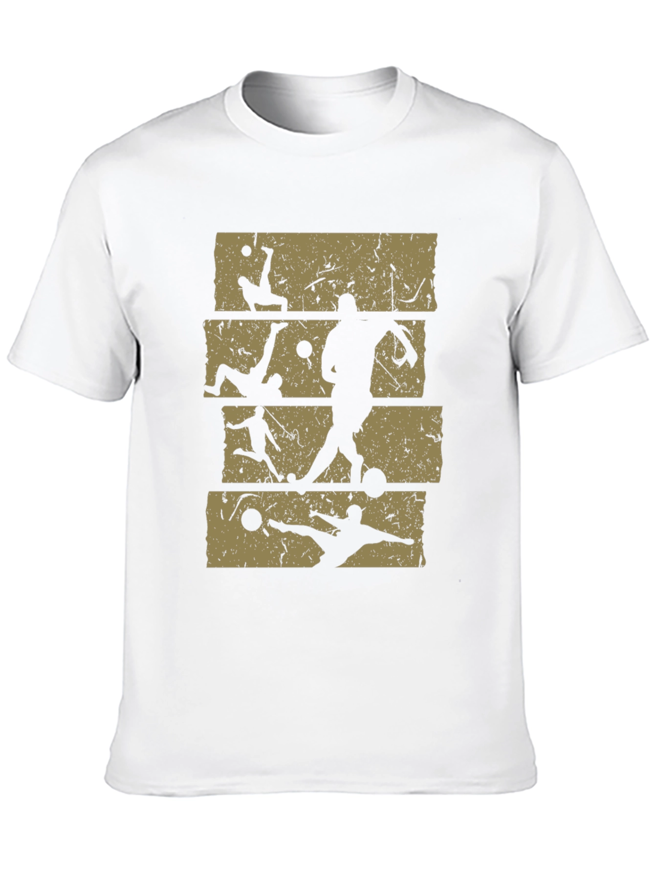 Soccer Player Silhouette Graphic Tee