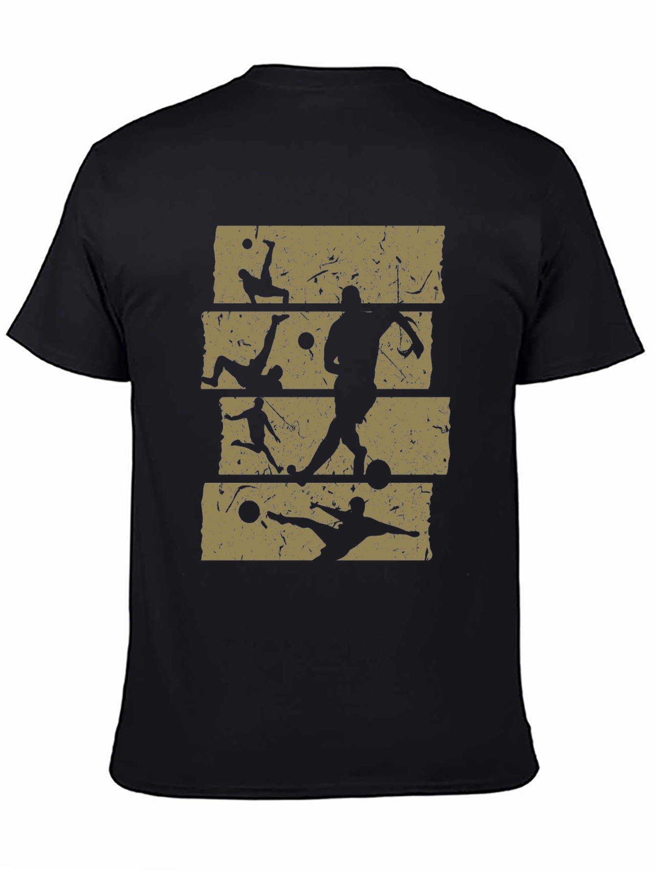 Soccer Player Silhouette Graphic Tee
