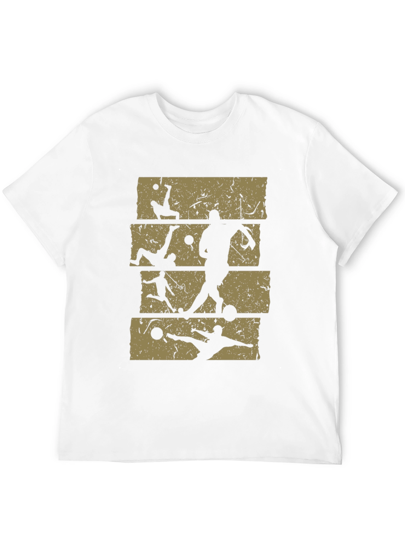 Soccer Player Silhouette Graphic Tee