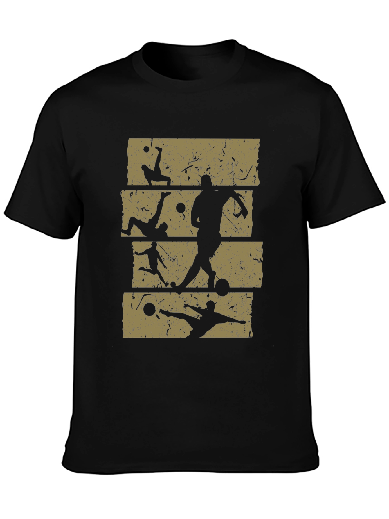 Soccer Player Silhouette Graphic Tee