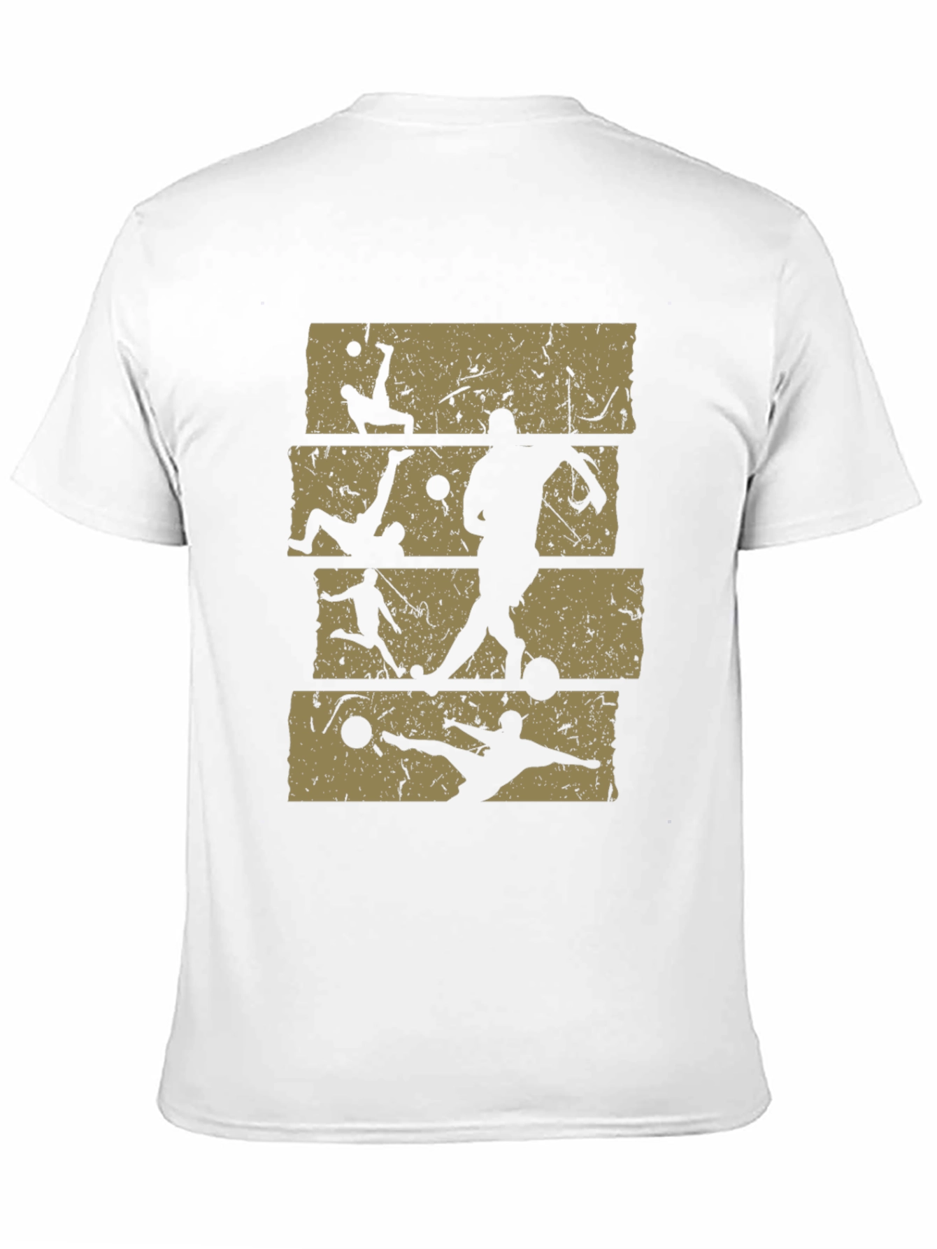 Soccer Player Silhouette Graphic Tee