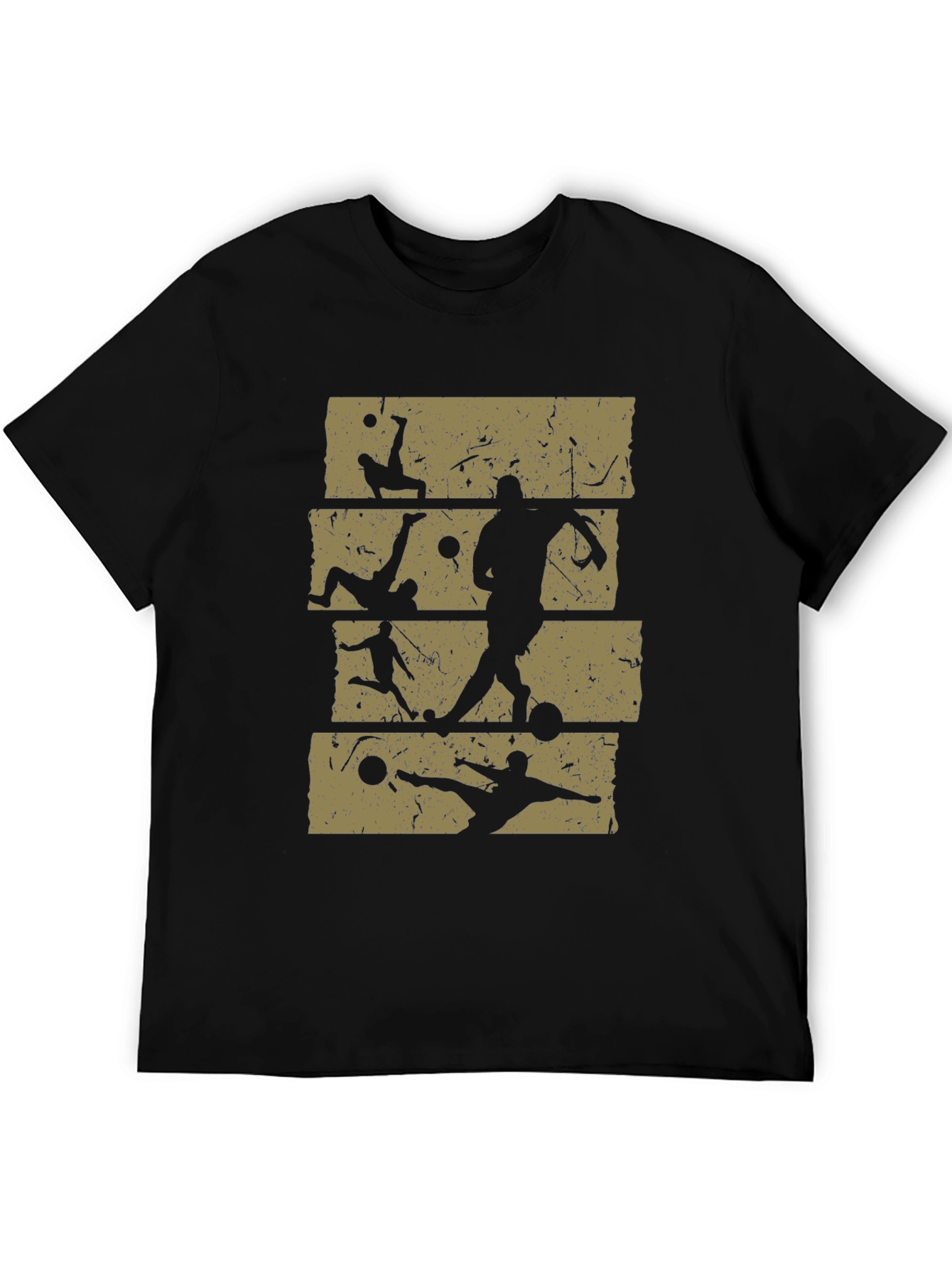 Soccer Player Silhouette Graphic Tee