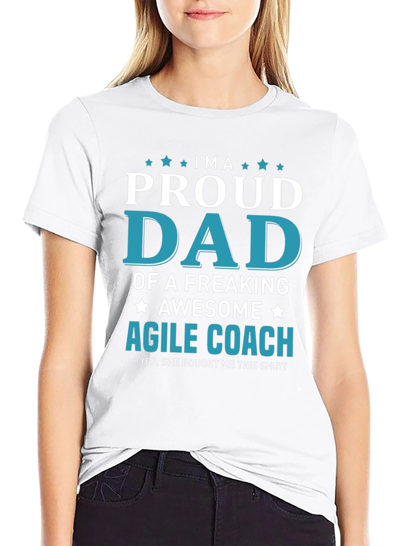 Proud Dad of an Agile Coach Graphic T-Shirt