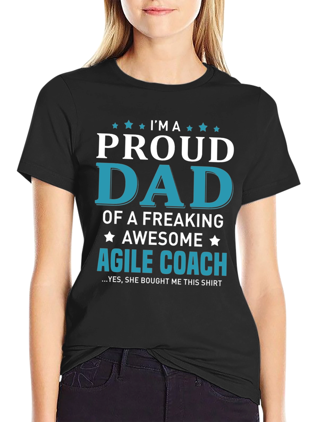 Proud Dad of an Agile Coach Graphic T-Shirt