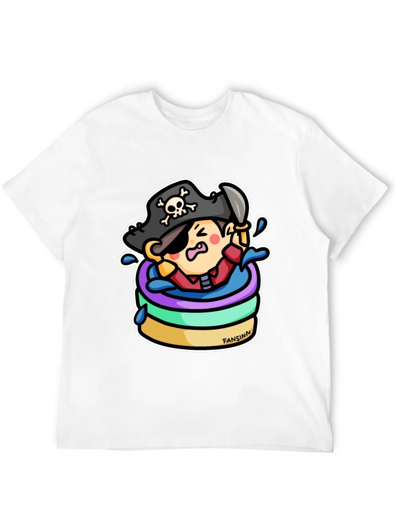 Pirate in a Kiddie Pool Graphic Tee