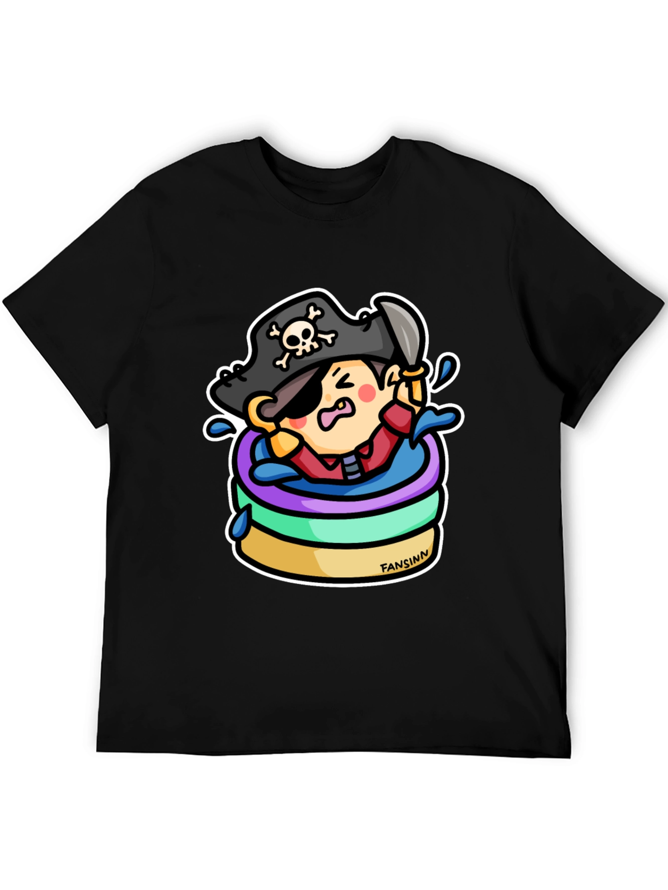 Pirate in a Kiddie Pool Graphic Tee