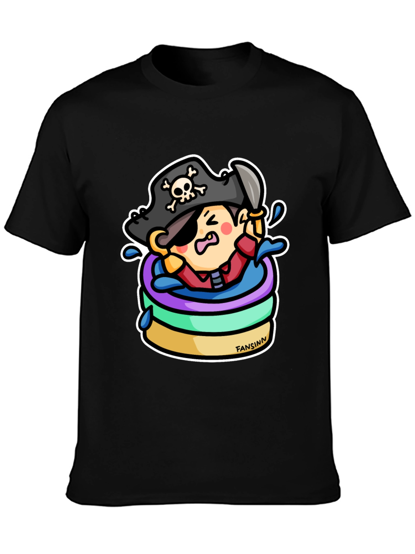 Pirate in a Kiddie Pool Graphic Tee