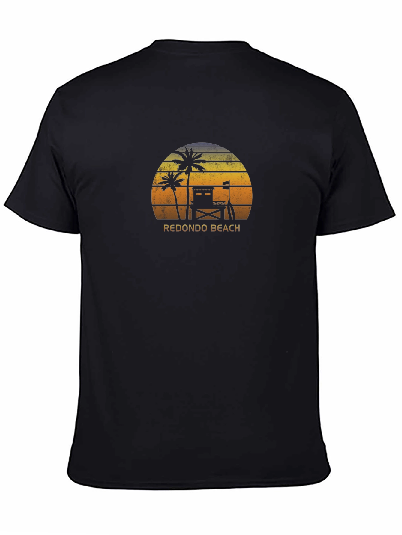 Redondo Beach Palm Tree Sunset Graphic Tee