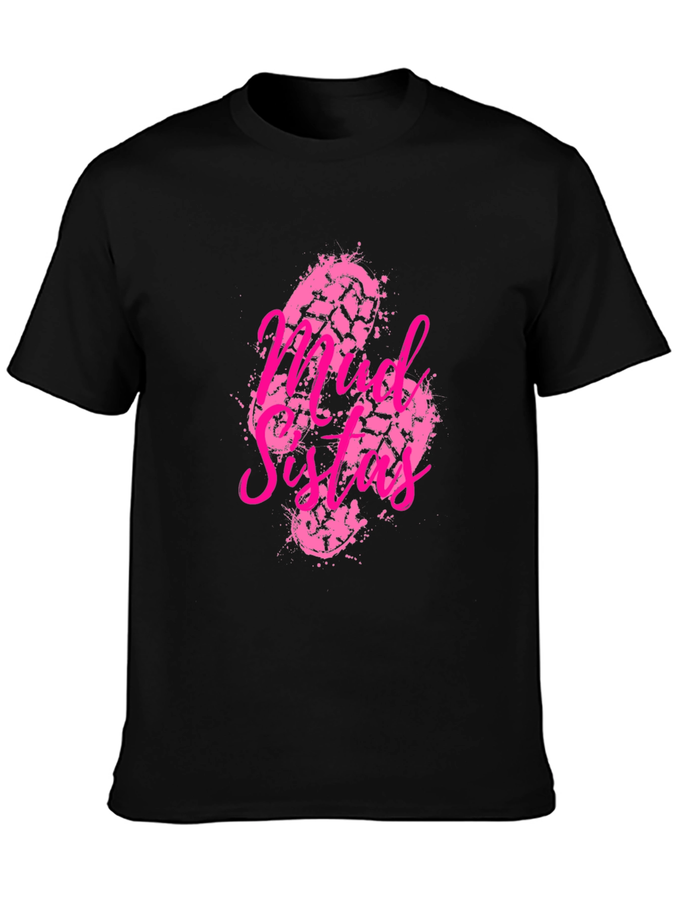 Mud Sisters Tee - Pink Print
