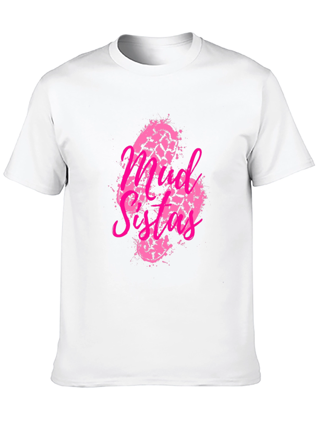 Mud Sisters Tee - Pink Print