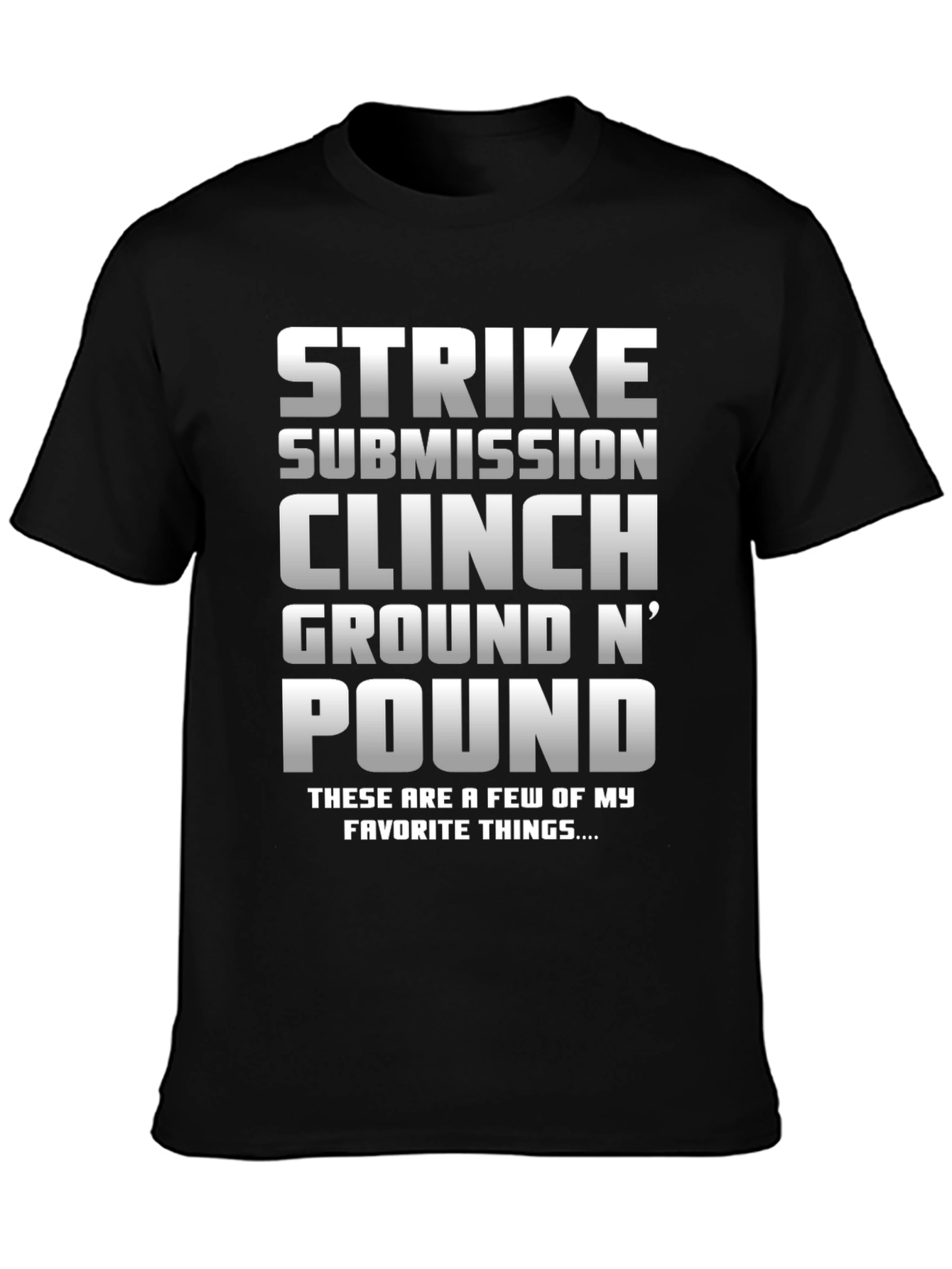 Strike Submission Clinch MMA T-Shirt