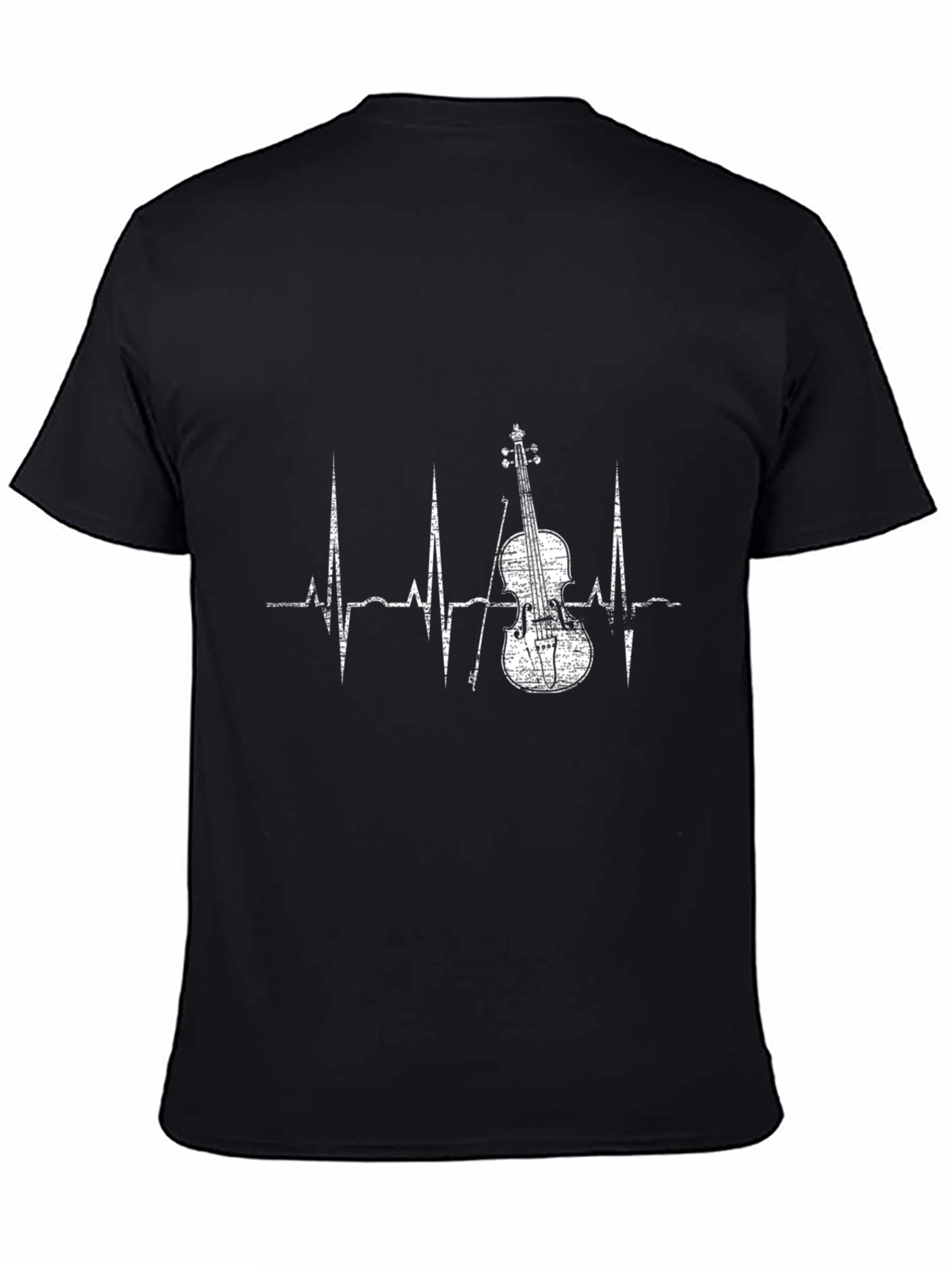 Violin Heartbeat T-Shirt - Musicians Passion