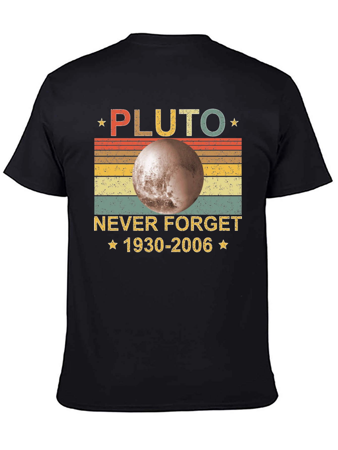 Pluto Never Forget Retro T-Shirt