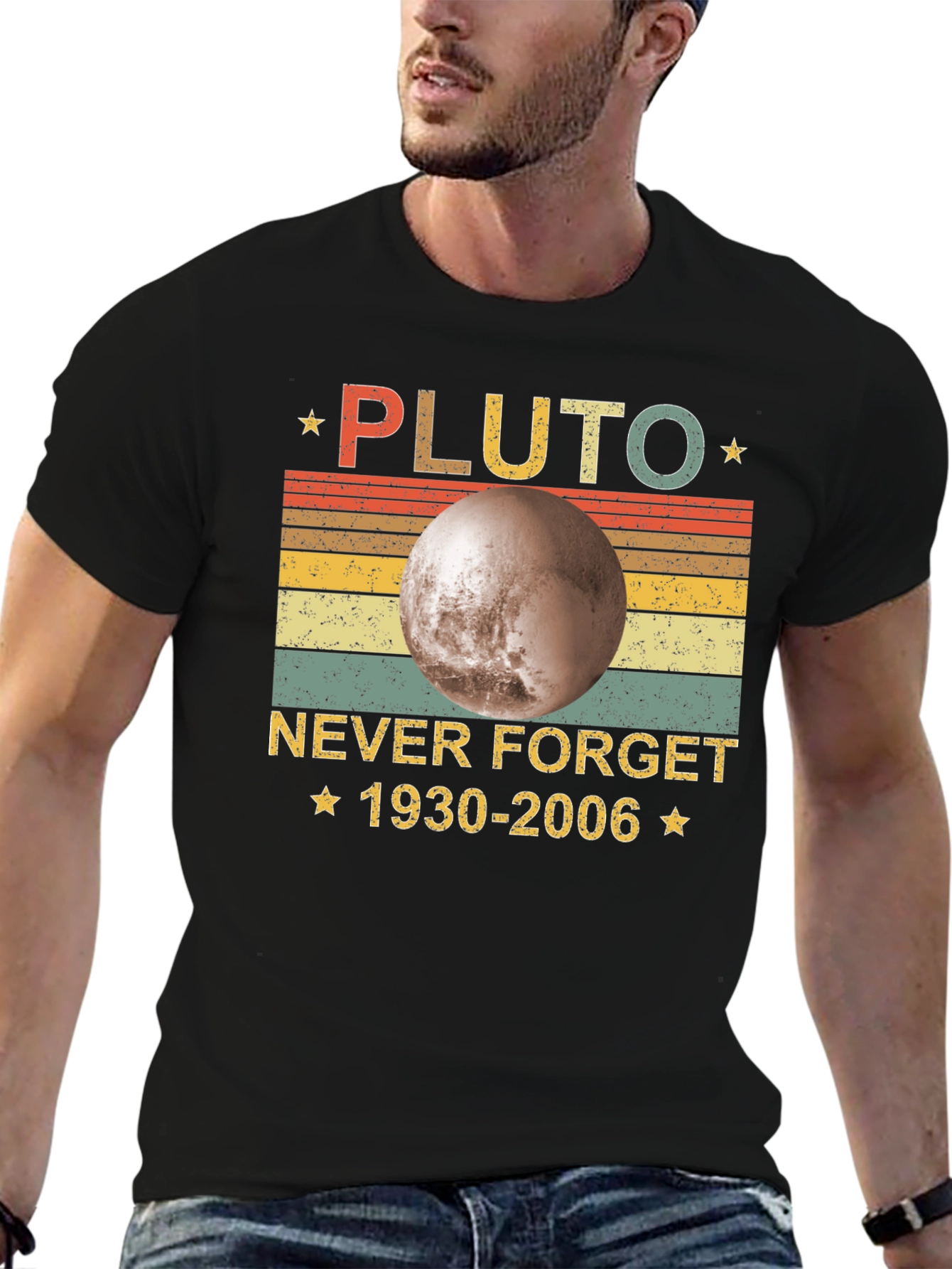 Pluto Never Forget Retro T-Shirt