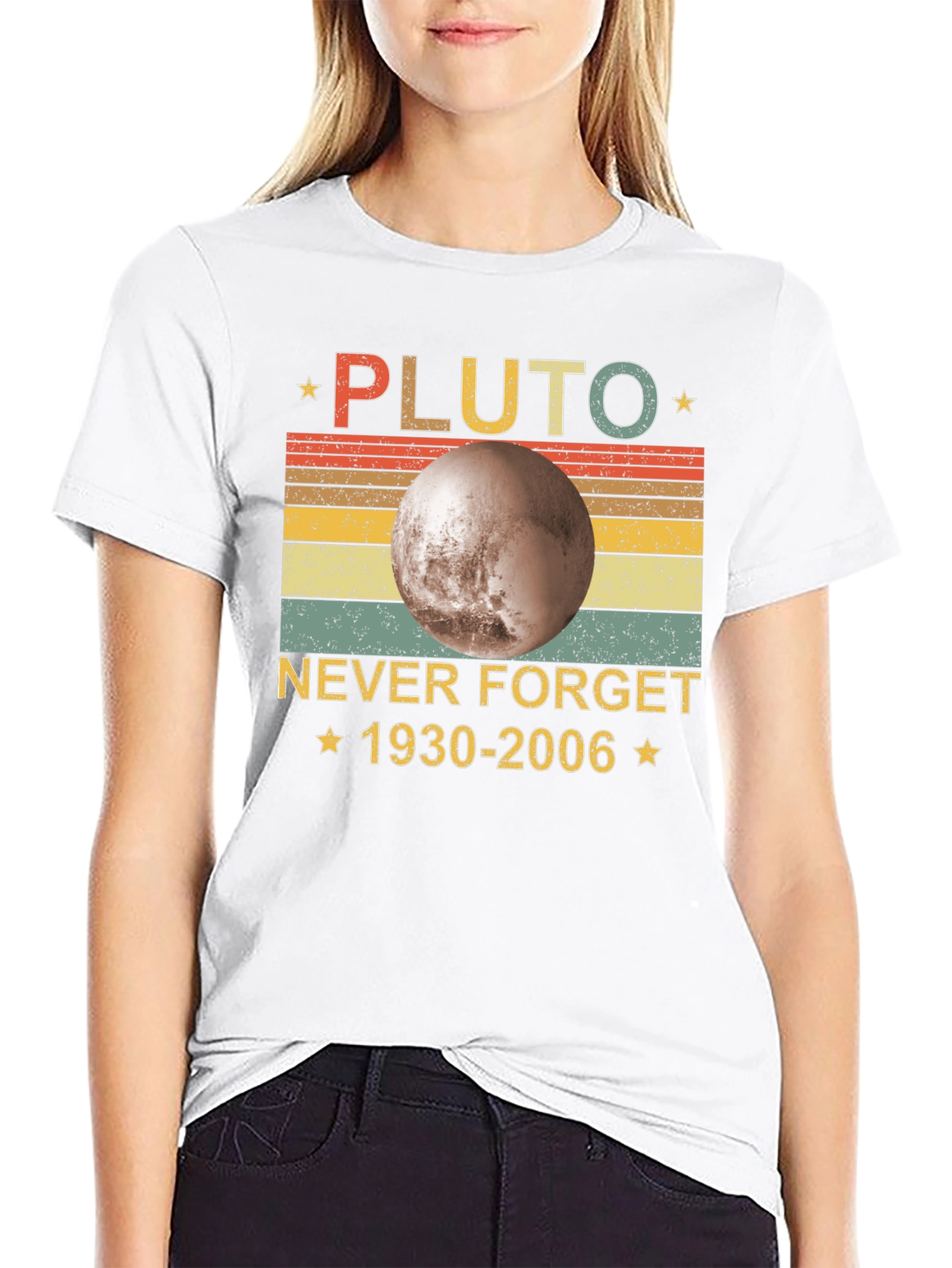 Pluto Never Forget Retro T-Shirt