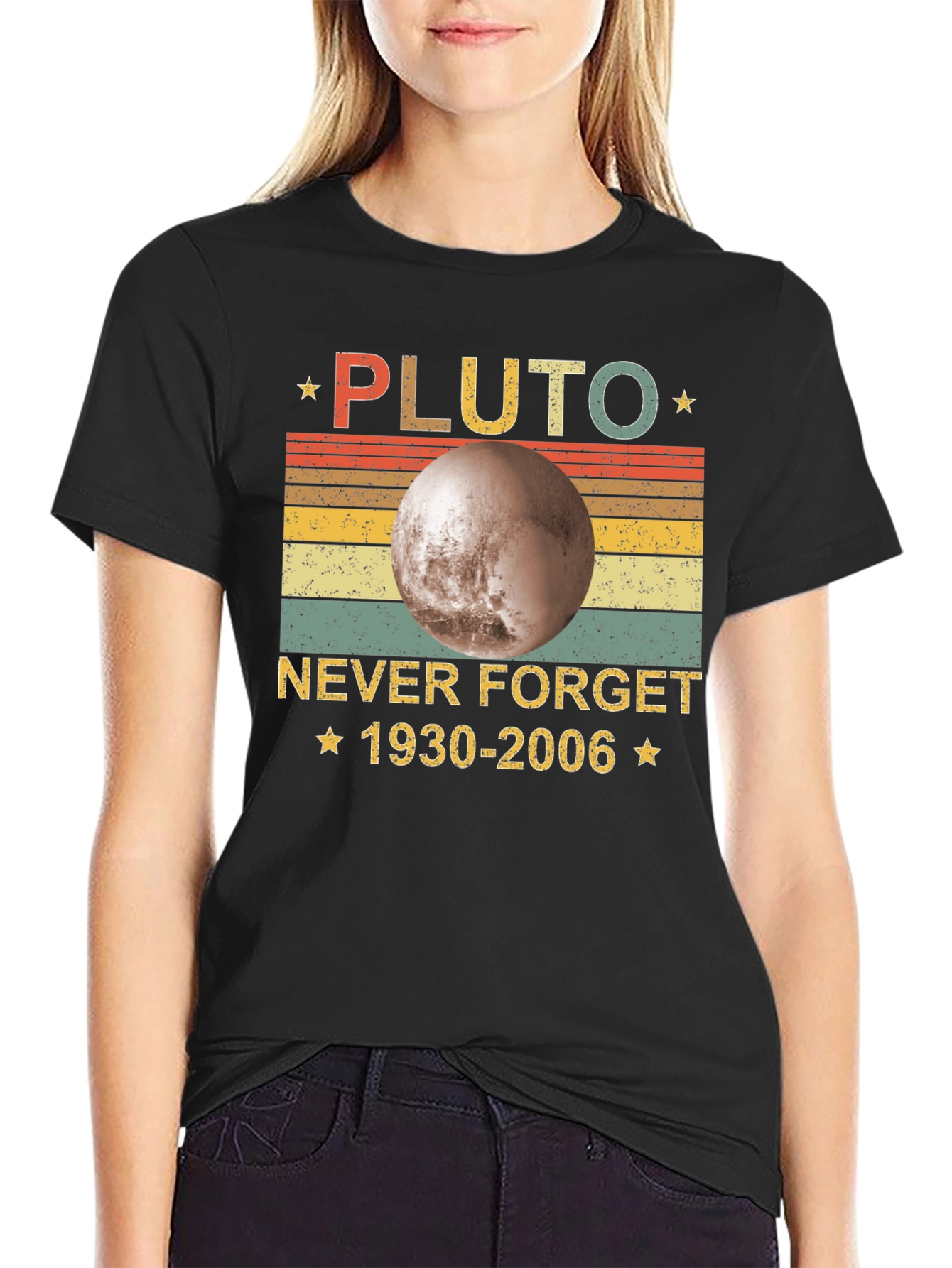 Pluto Never Forget Retro T-Shirt