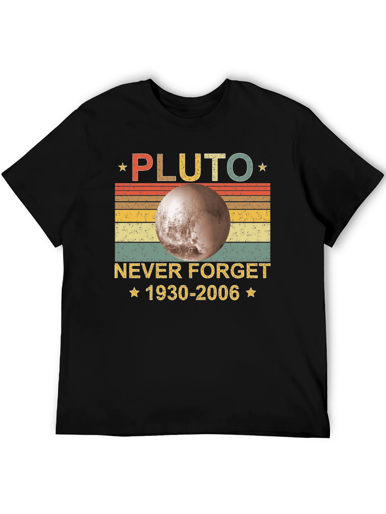 Pluto Never Forget Retro T-Shirt