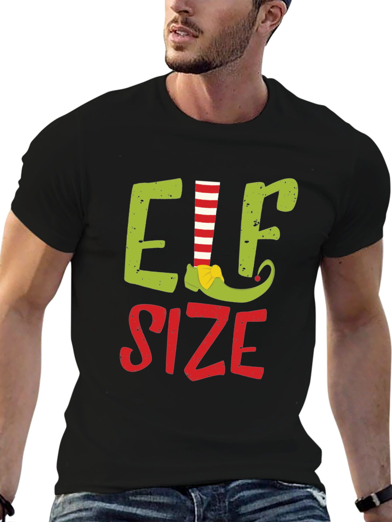 Elf Size Christmas T-Shirt
