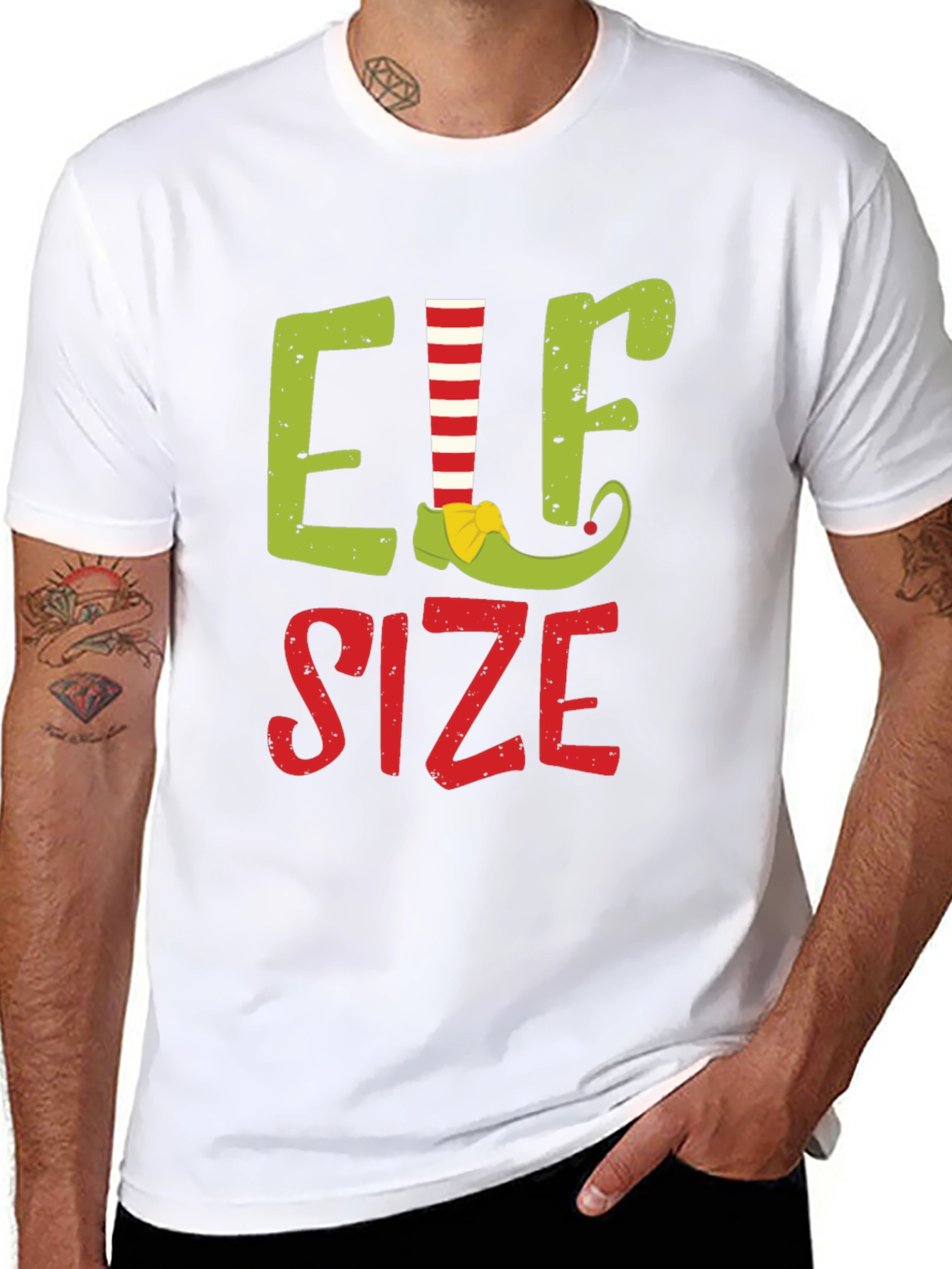 Elf Size Christmas T-Shirt