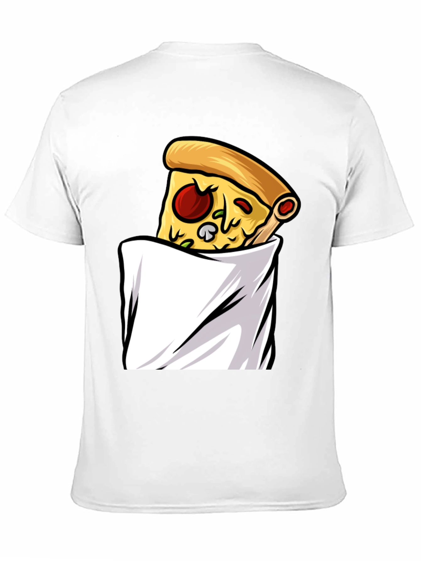 Pizza Slice Graphic Tee - Funny Food T-Shirt