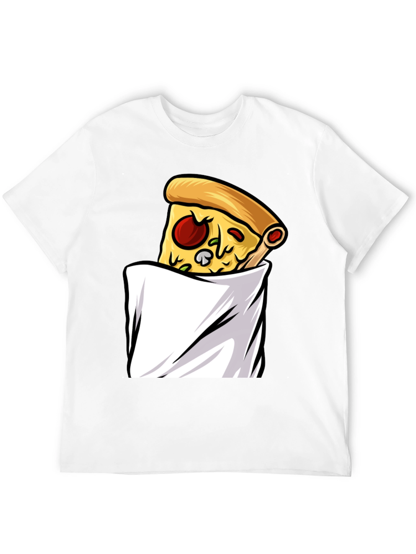 Pizza Slice Graphic Tee - Funny Food T-Shirt